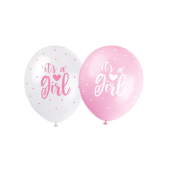 Lyserøde balloner it's a girl