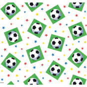 plastikdug med fodbolde