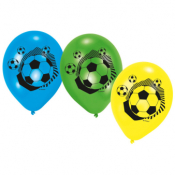 latex balloner med fodbolde