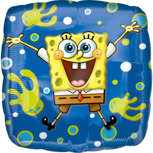 folie ballon SvampeBob firkant