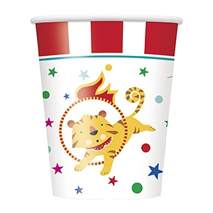 papkrus med cirkus tema