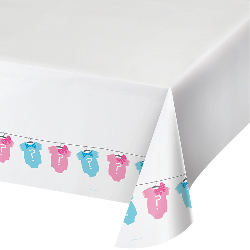 Plastikdug til Baby Shower, 'Gender Reveal' - 1 stk.