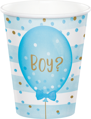 papkrus lyseblå gender reveal