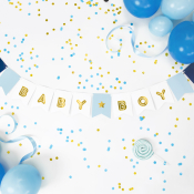 banner dreng babyshower, barnedåb