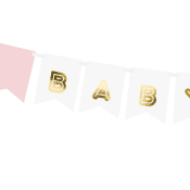 banner babyshower barnedåb