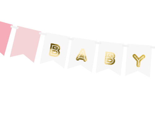 banner babyshower barnedåb