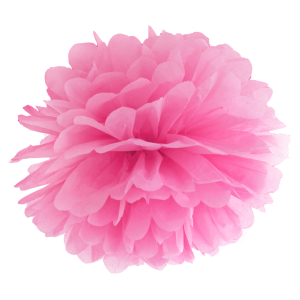 papir pompom pink