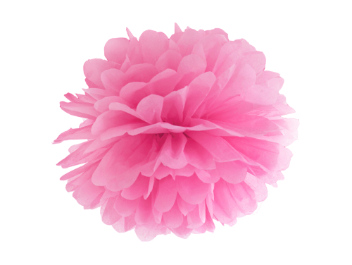 papir pompom pink