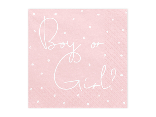 babyshower servietter boy or girl