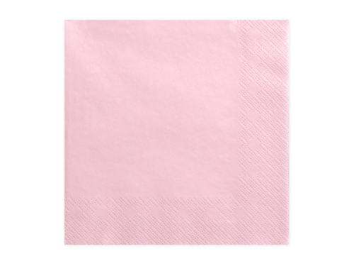 lyserøde servietter