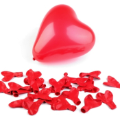 Røde hjerte balloner