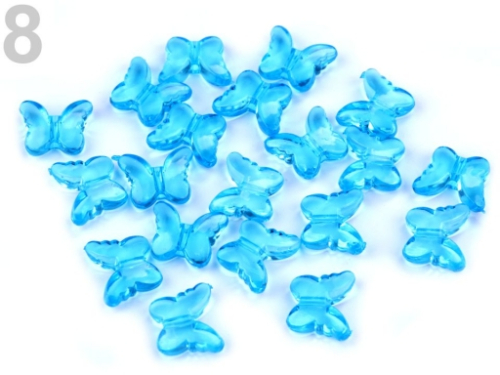 pyntekrystaller blå
