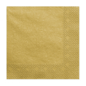 Guldfarvede servietter