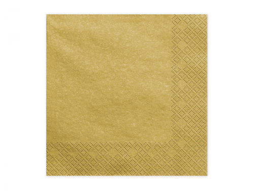 Guldfarvede servietter