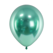 Latex ballon i grøn med metallic look