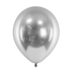 balloner sølv metallic