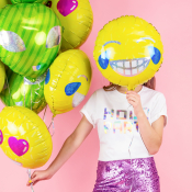 emoji smile ballon
