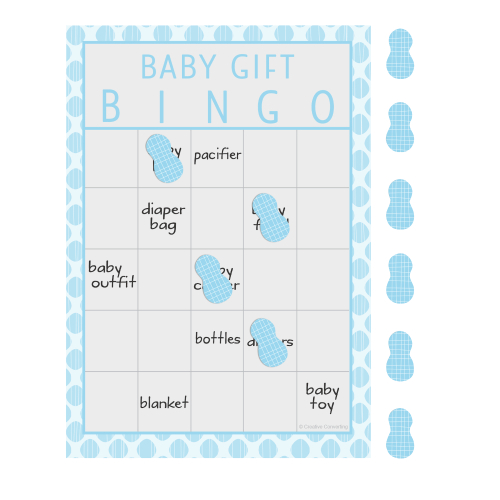 babyshower leg bingo