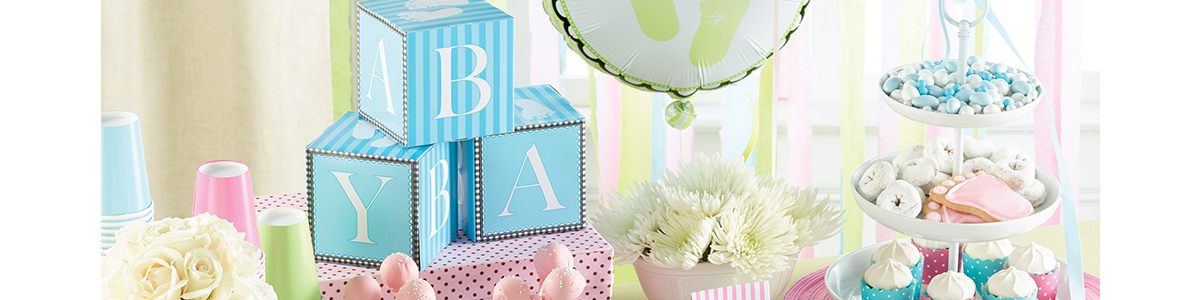 Inspiration til Baby shower pynt 