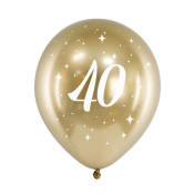 balloner med 40 års tal