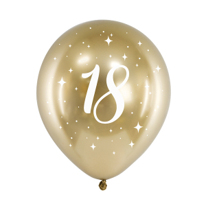 balloner med 18 års tal