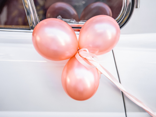 balloner til bryllupsbil