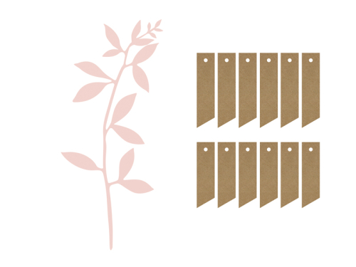 dekorativ sæt med blomstergren