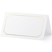 bordkort med guldkant