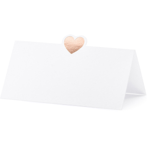 bordkort med hjerte