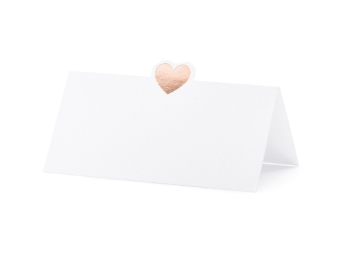 bordkort med hjerte