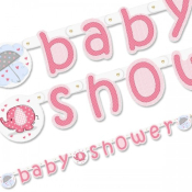 banner til væg til baby shower