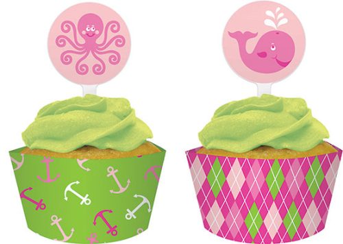 muffins forme baby shower, barnedåb eller børnefødselsdag