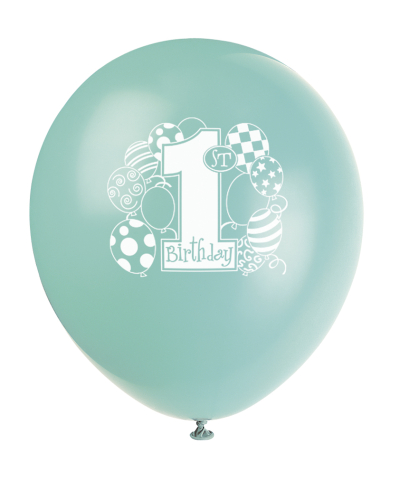 ballon med 1 tal til første fødselsdag groen