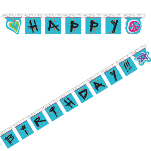 Banner guirlande til pigefødselsdag
