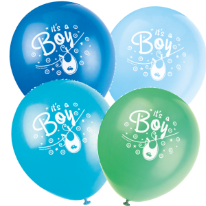 ballonpakke til baby-shower og dåb til dreng