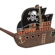 pirat skib pinata til børnefødselsdag med flag