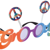 hippie briller til pigefødselsdag med temafest