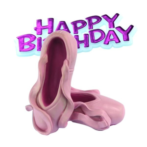 kagepynt muffins pynt til pigefødselsdag med ballerina tema